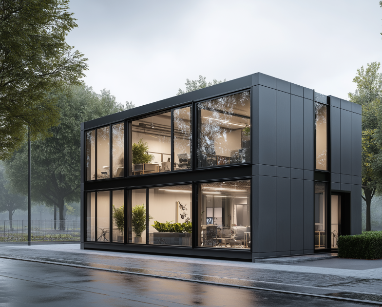 Модульний офіс двоповерховий