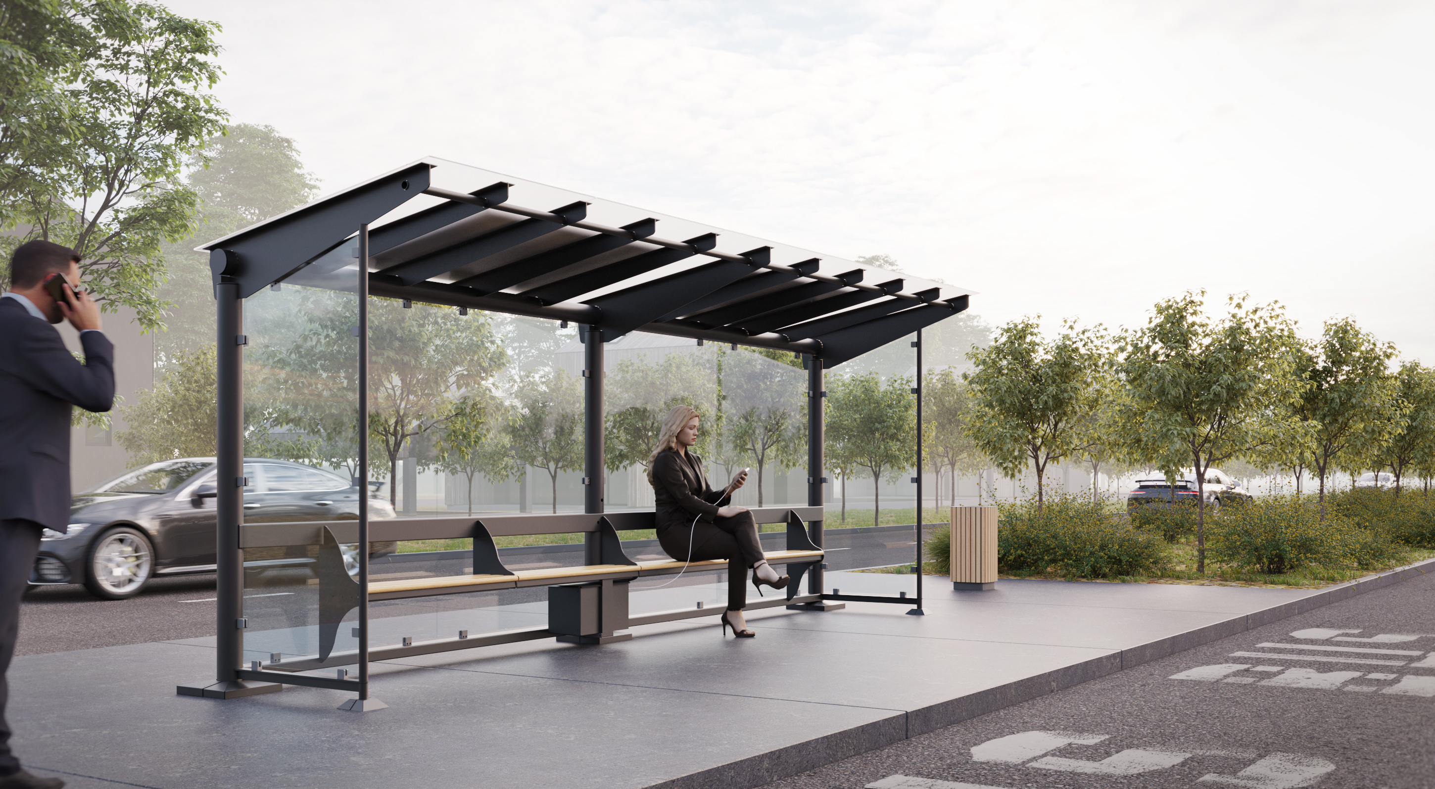 Зупинка громадського транспорту