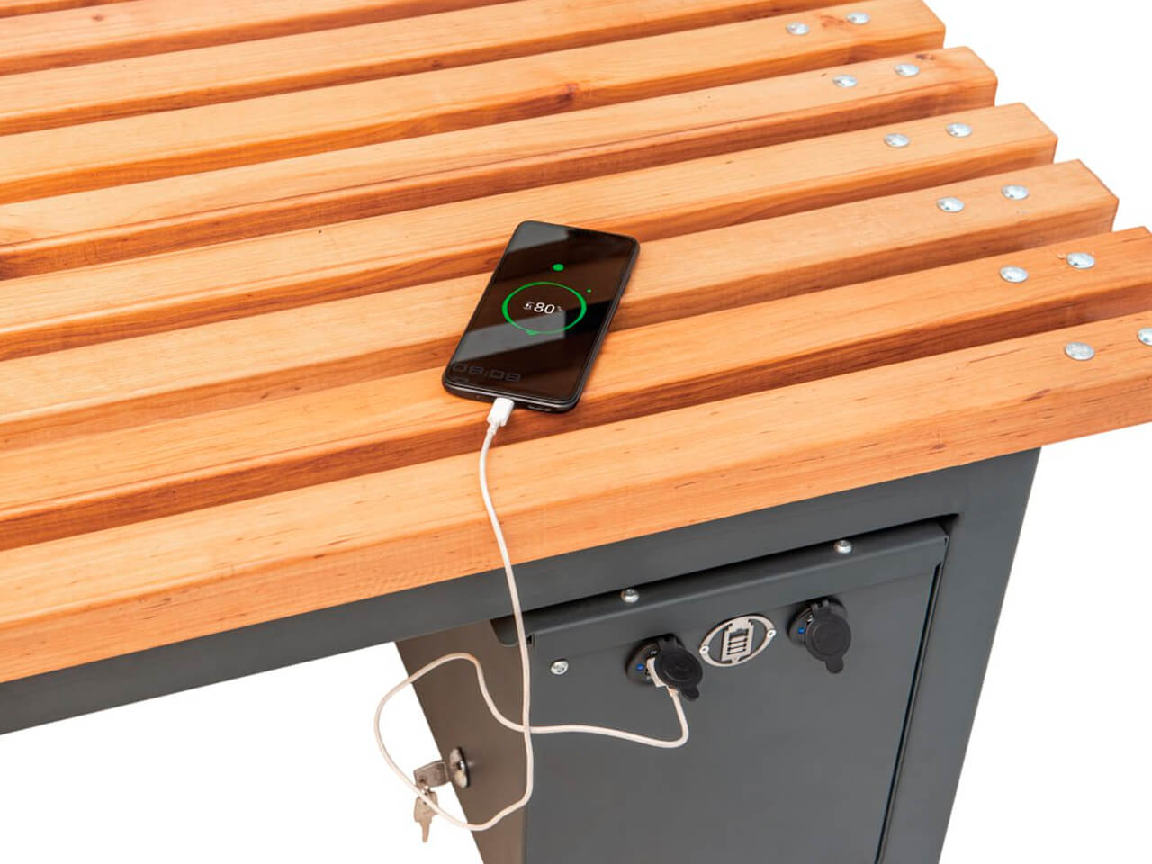 Лавки з сонячними панелями Лавки з сонячними панелями