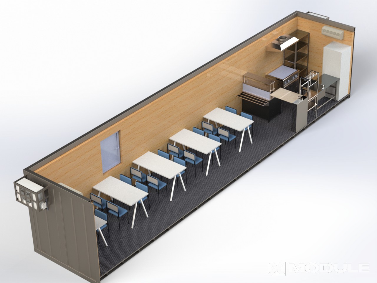 107 Модульний вагон-їдальня