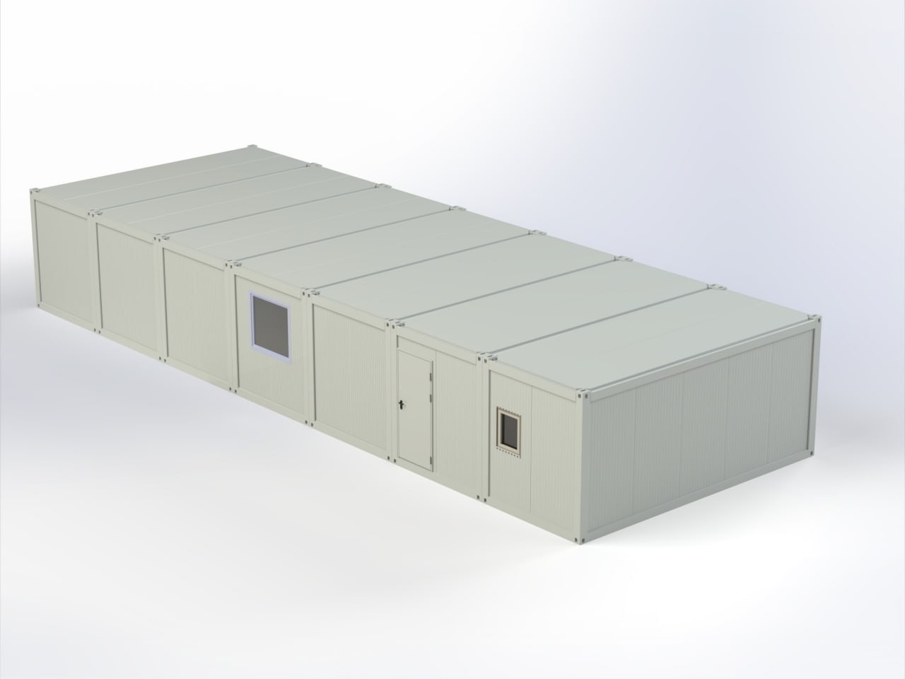 210 Модульний офіс на 8 людей 210 Модульний офіс на 8 людей