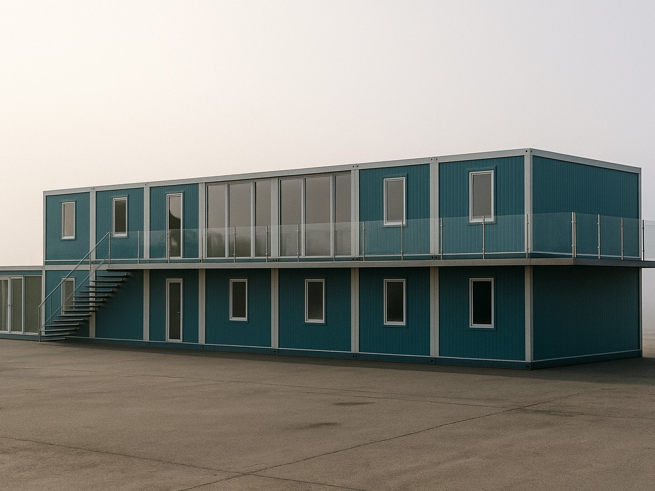 212 Двоповерховий модульний офіс 212 Двоповерховий модульний офіс