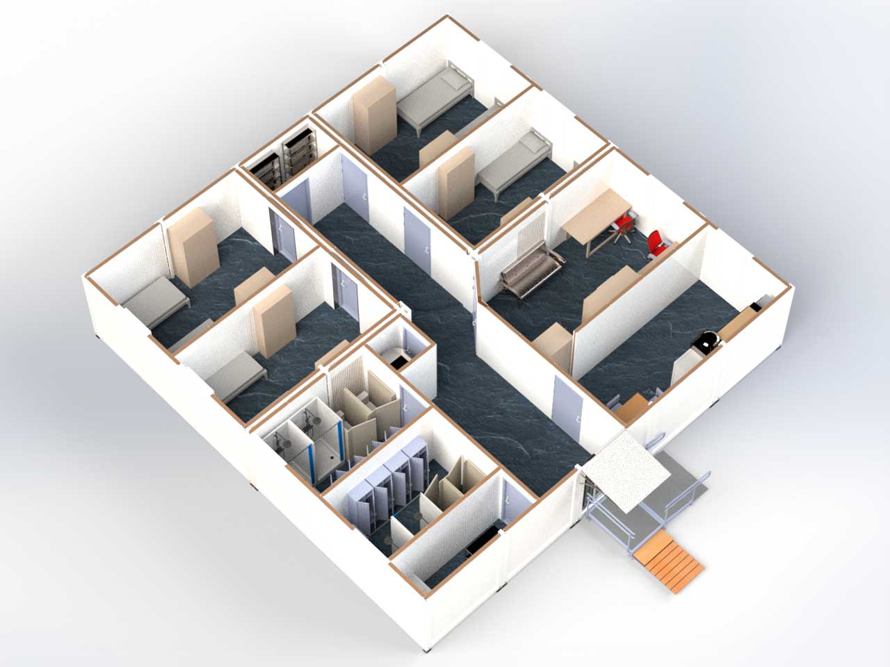 219 Житловий модуль для персоналу 219 Житловий модуль для персоналу