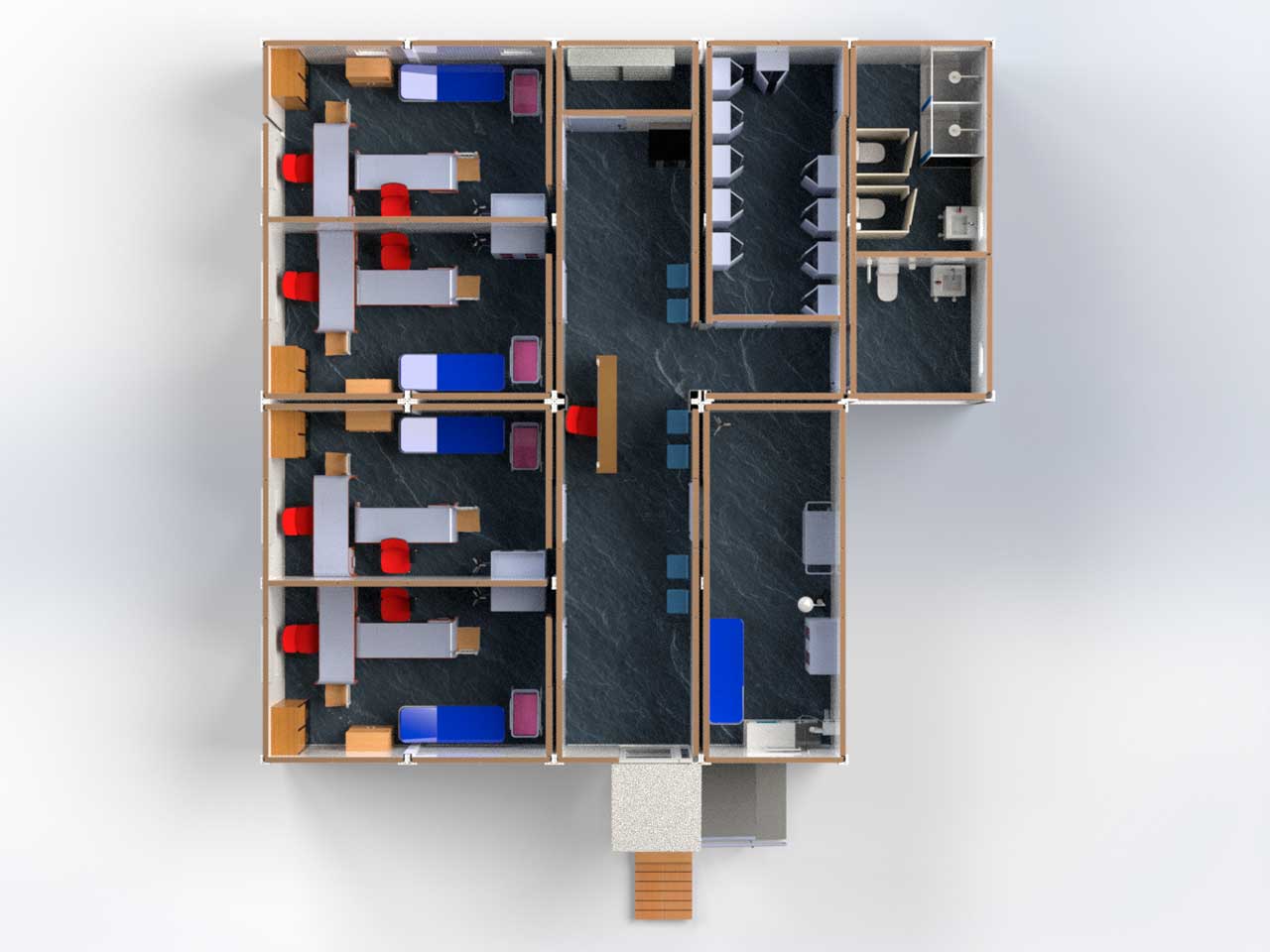 Модульне прийомне відділення лікарні Модульне прийомне відділення лікарні