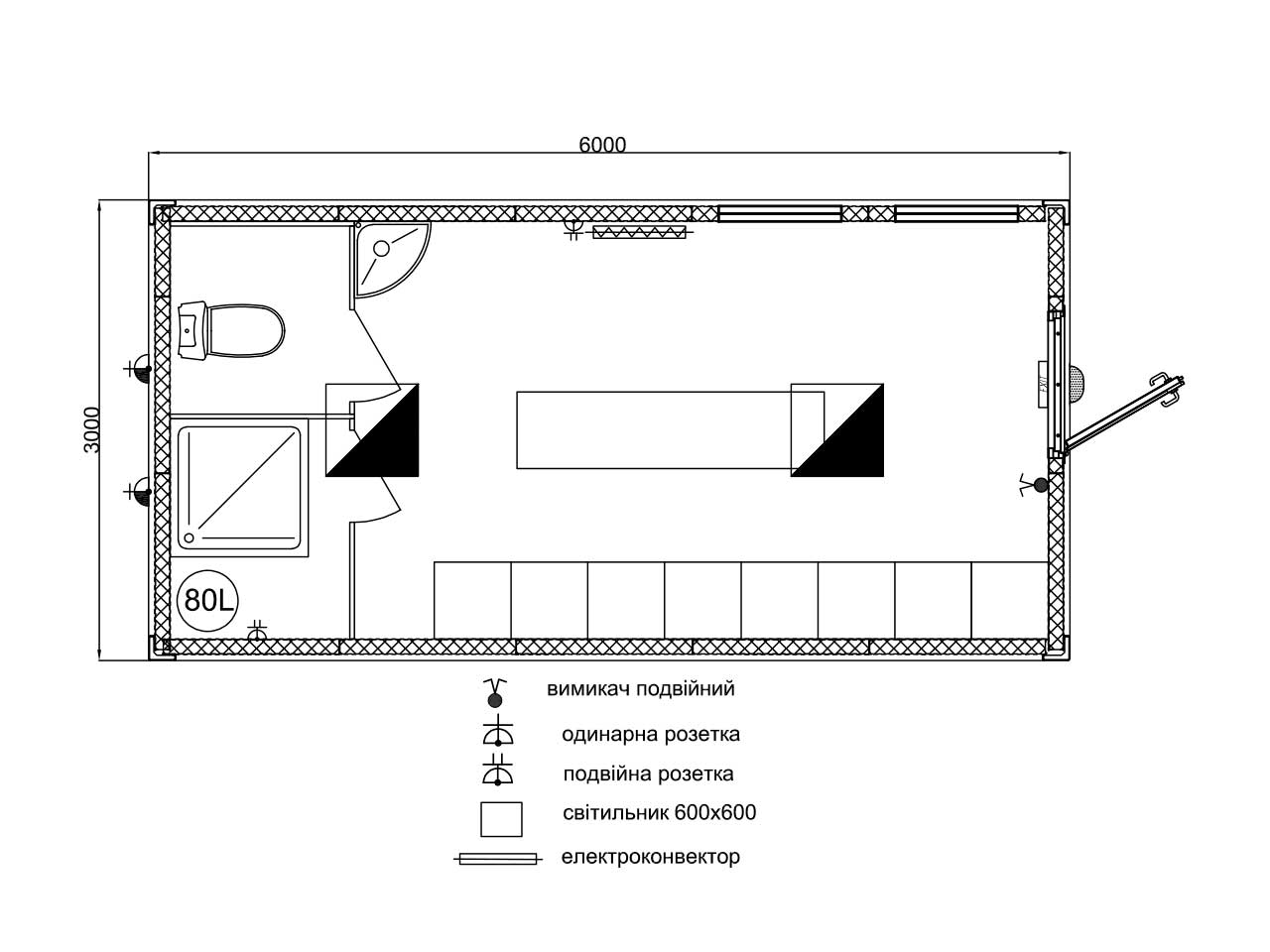 Мобільний санітарно-гігієнічний блок для будівельників Мобільний санітарно-гігієнічний блок для будівельників