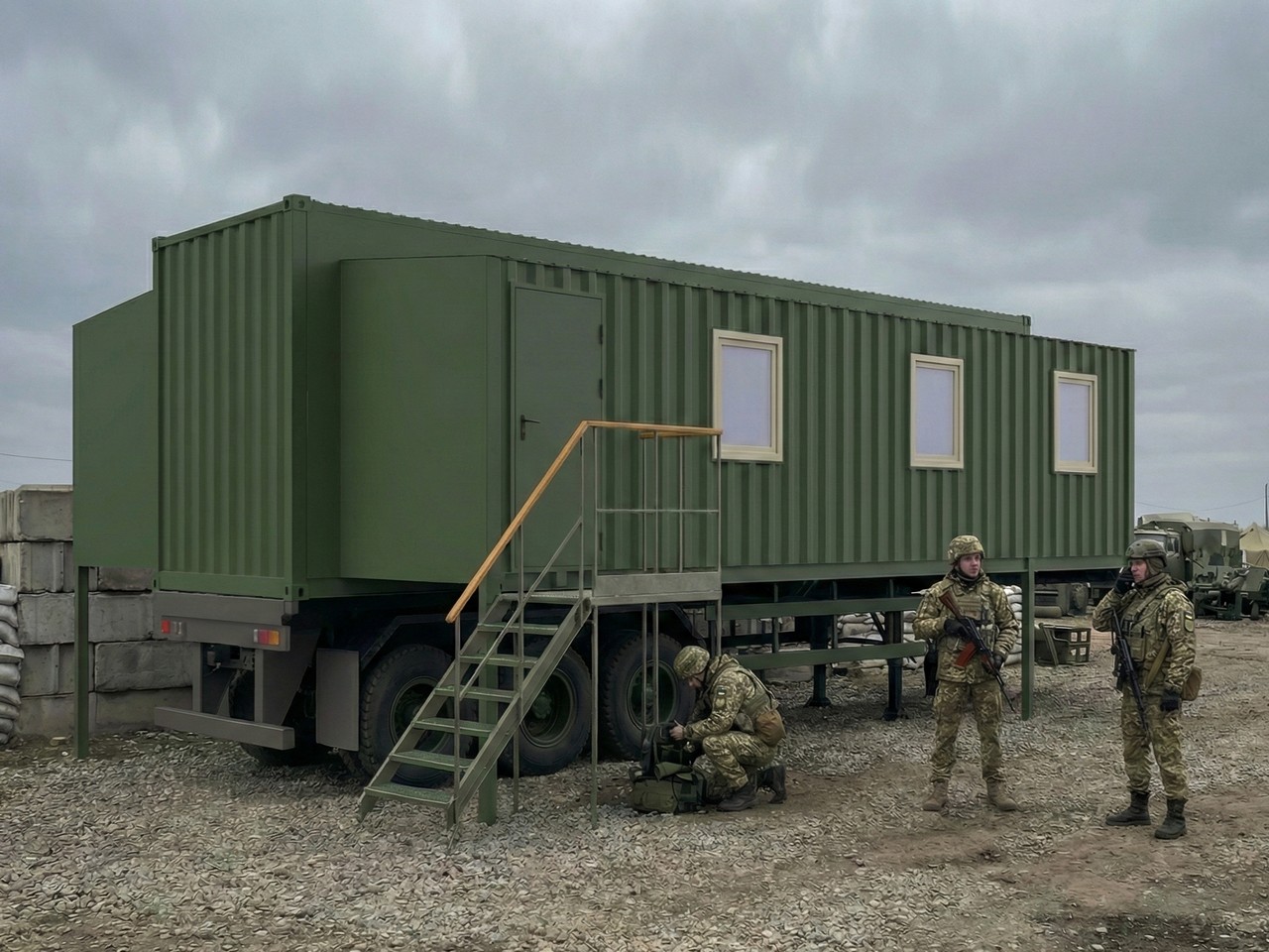 401 Розсувний житловий модуль