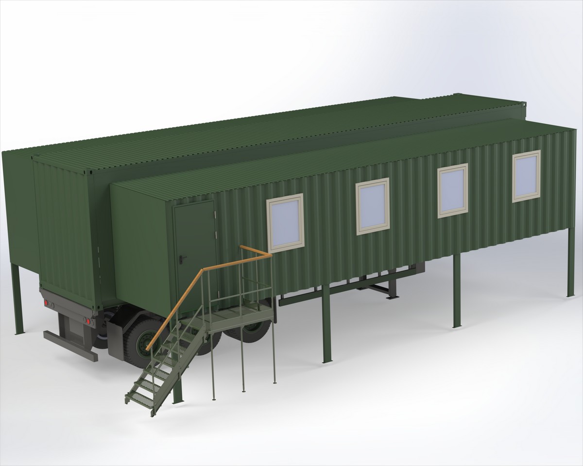 401 Розсувний житловий модуль