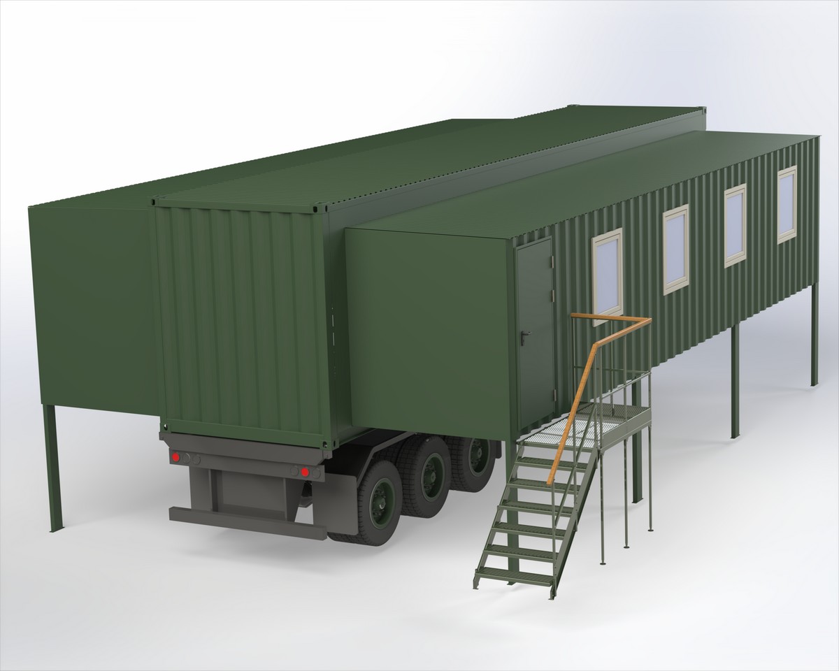 401 Розсувний житловий модуль