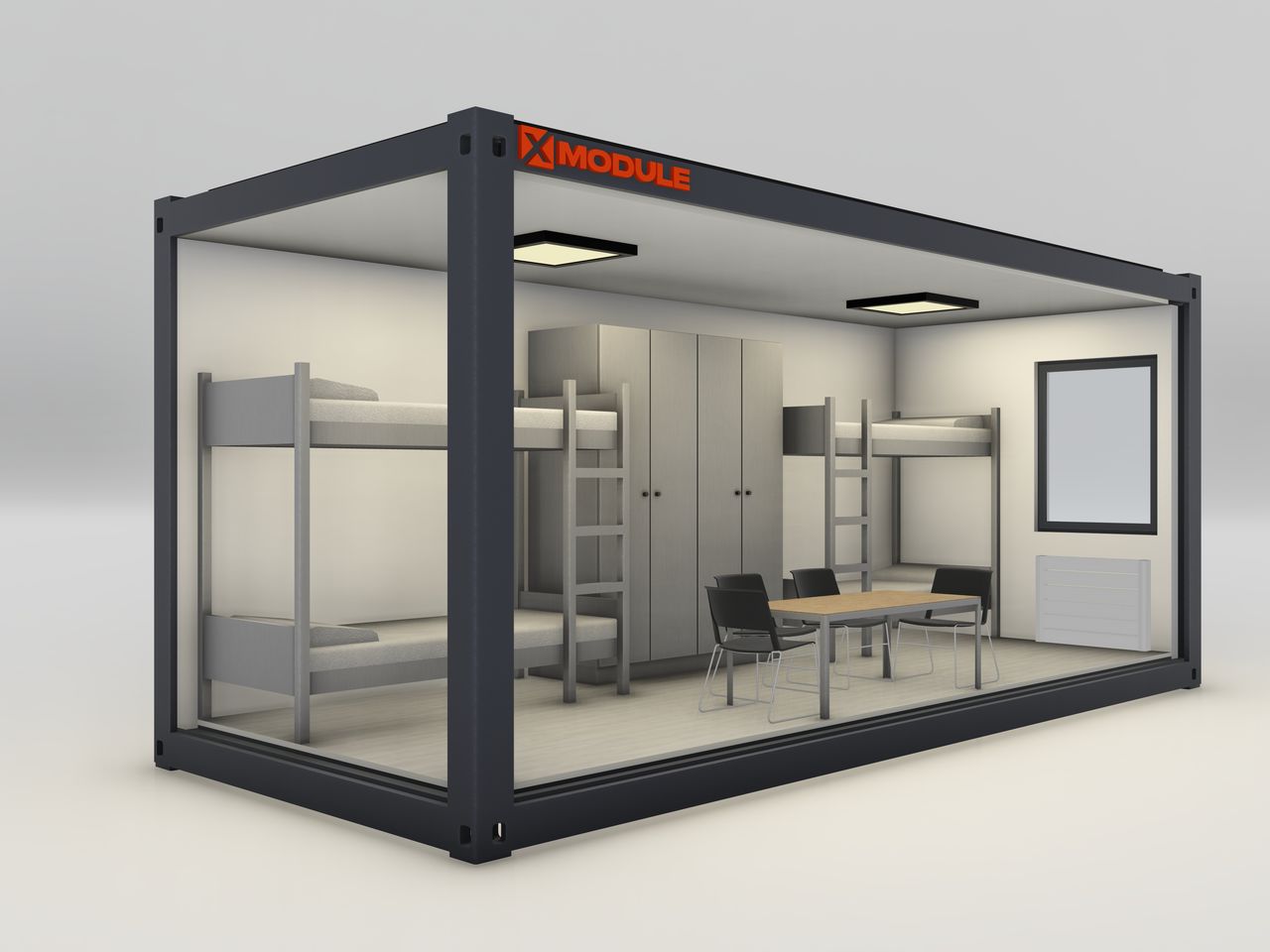 Житловий розбірний модуль на 4 осіб Житловий розбірний модуль на 4 осіб