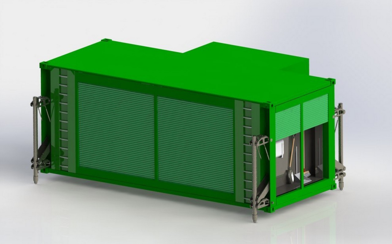 Розсувний модуль для ремонтних робіт Розсувний модуль для ремонтних робіт