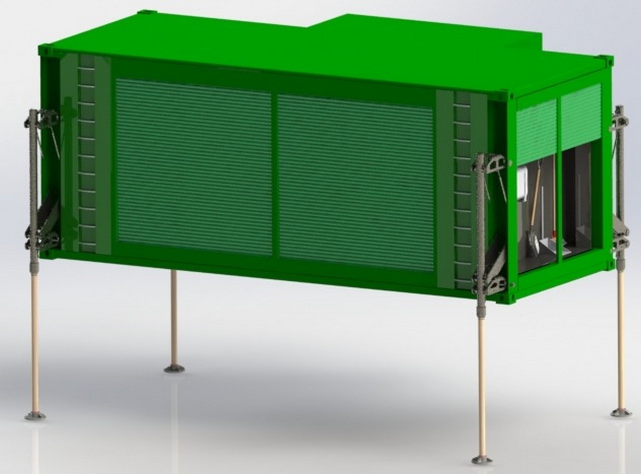 Розсувний модуль для ремонтних робіт Розсувний модуль для ремонтних робіт